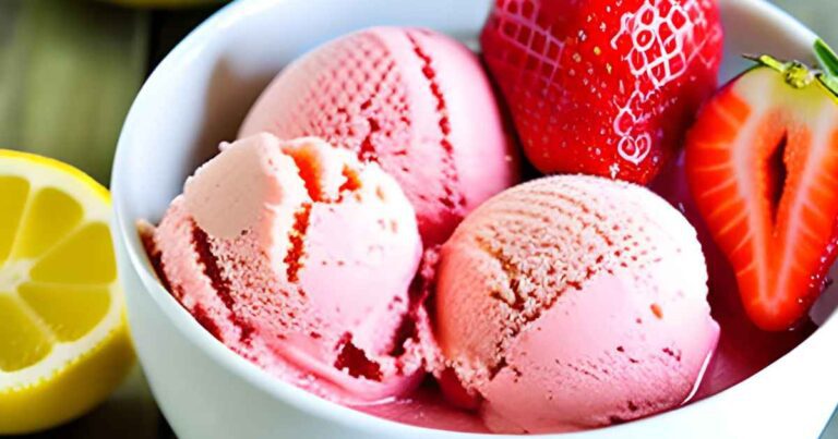 strawberry lemonade ice cream