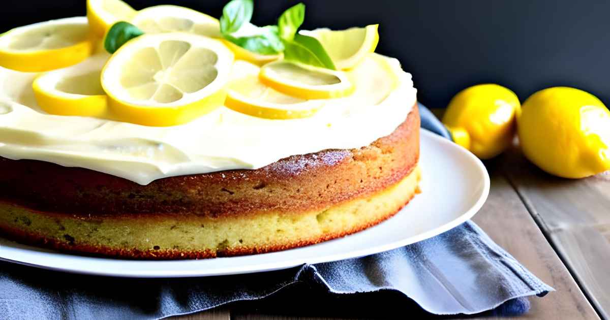 lemon torta caprese