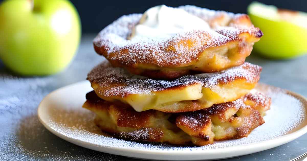 baked apple fritters